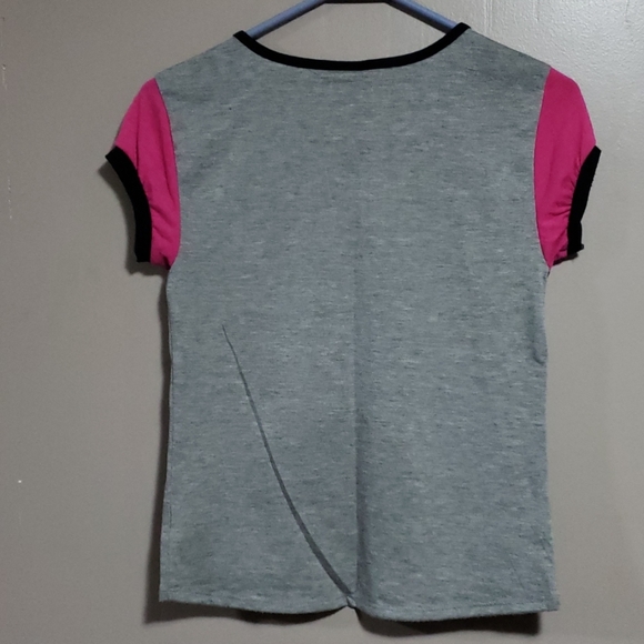 Monster High Girls Gray Top Sz L 10/12 - Picture 3 of 4
